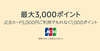 Amazonの支払いをJCBにすると最大20%ポイント還元キャンペーン（2/13まで）